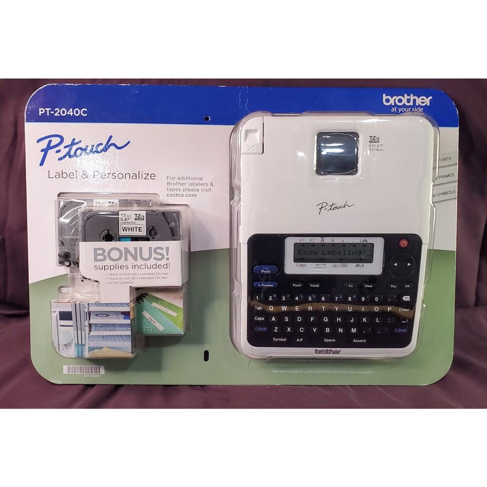 Brother P-touch label maker printer PT-2040C NEW